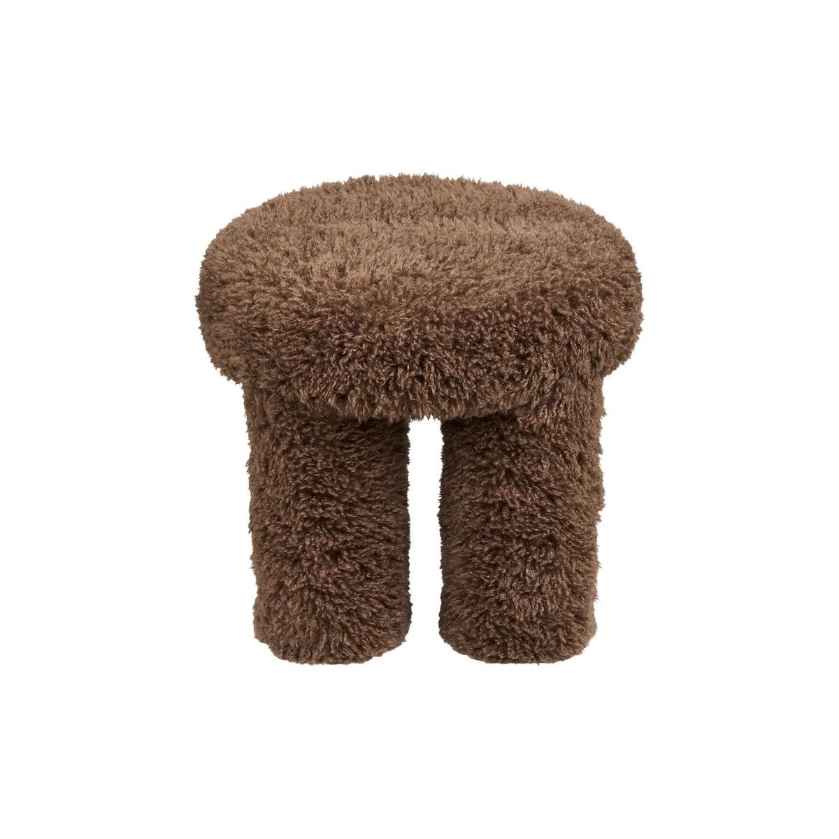 House Nordic Gisborne Puff Ø42x38 cm, Brun