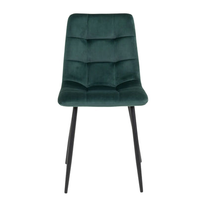 House Nordic, Middelfart Matstol 2-Pack, Mörkgrön