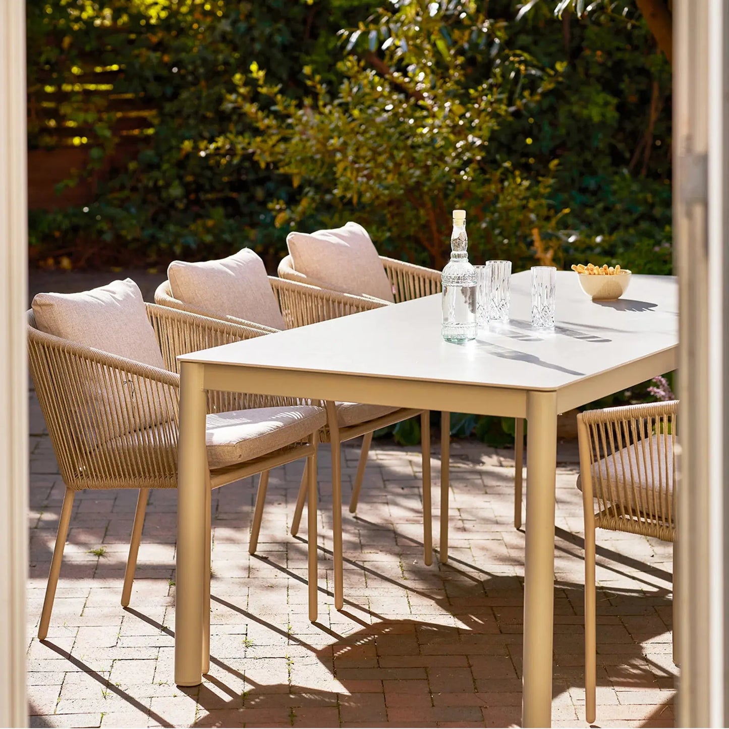 House Nordic Alcudia Matbord 90x200 cm, Sand