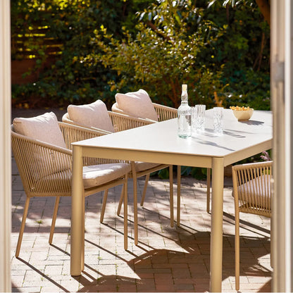 House Nordic Alcudia Matbord 90x200 cm, Sand
