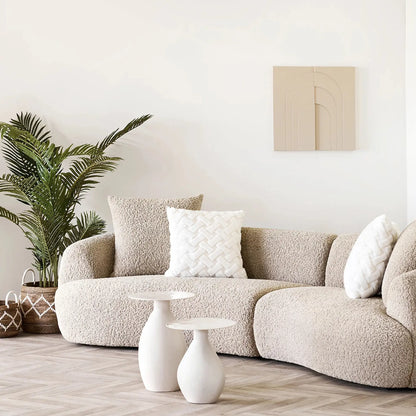 House Nordic Calais Sidobord 40 cm, Offwhite