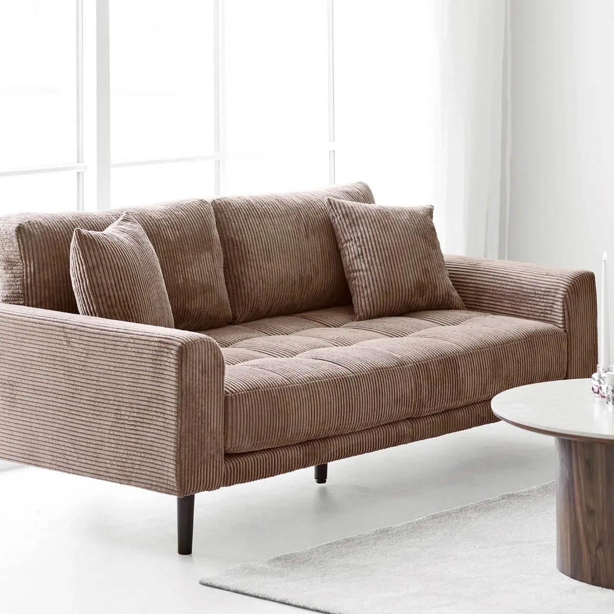 House Nordic Lido 2,5-sitssoffa, Brun