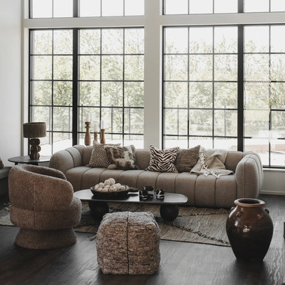 Jakobsdals Bonbona Sittpuff, Beige