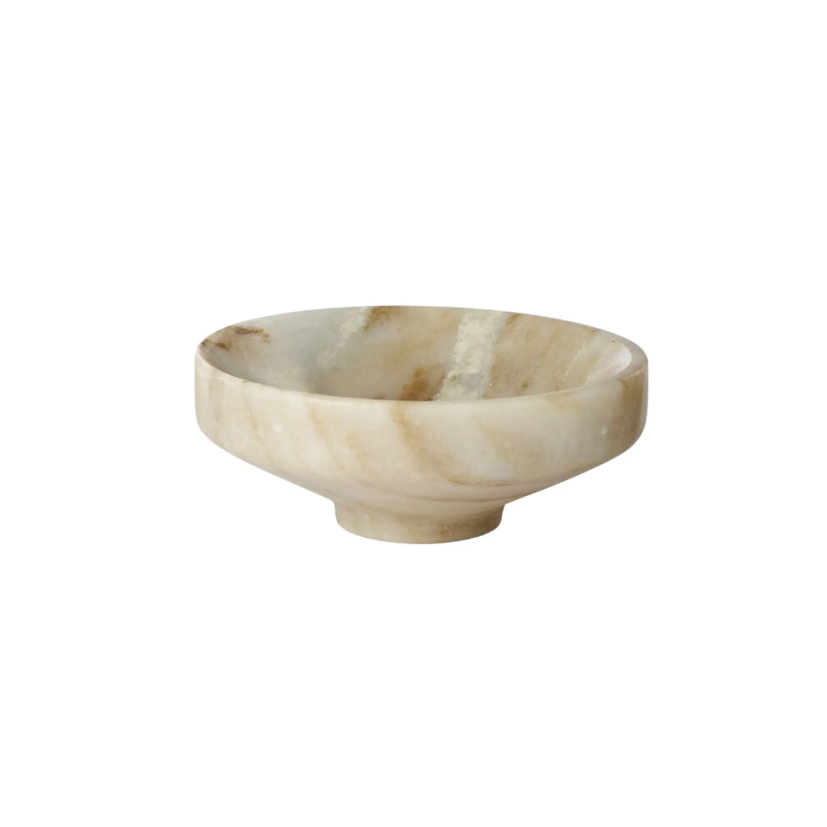 Lene Bjerre Marnine Skål 4-pack Ø10 cm, Brun/Vit