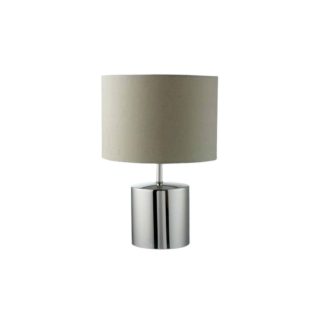 Lene Bjerre Sophine Bordslampa Ø26 cm, Krom/Linne