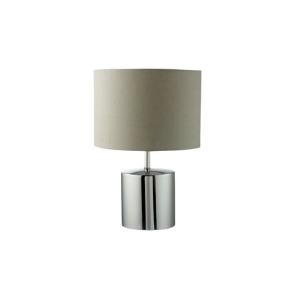 Lene Bjerre Sophine Bordslampa Ø26 cm, Krom/Linne