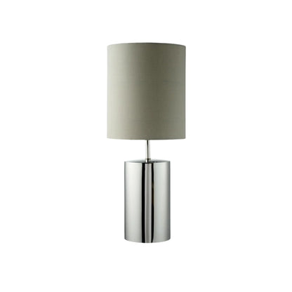 Lene Bjerre Sophine Bordslampa Ø22 cm, Krom/Linne