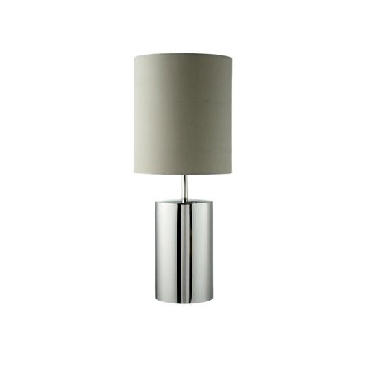 Lene Bjerre Sophine Bordslampa Ø22 cm, Krom/Linne