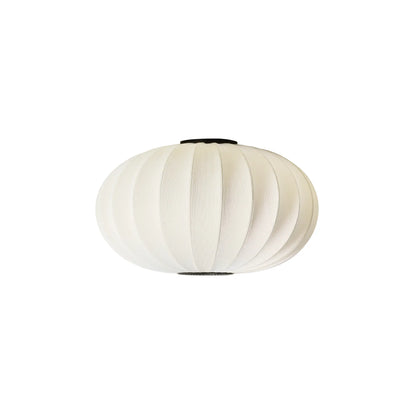 Made by Hand Knit-Wit Tak-/Vägglampa 76 Oval, Pärlvit