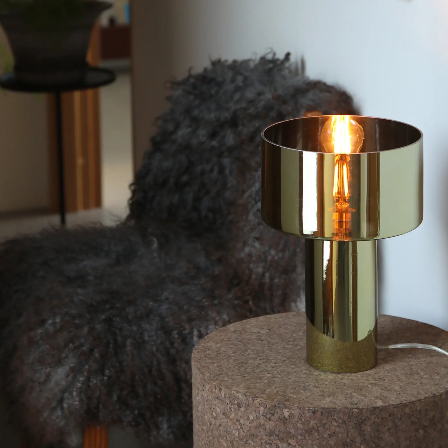 Markslöjd Corin Bordlampa 1 l, Guld