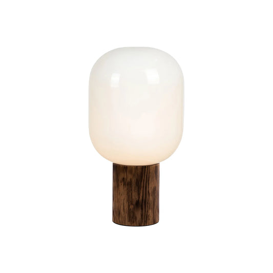Markslöjd Skene Bordlampa 1 l, Vit/Bränt Trä