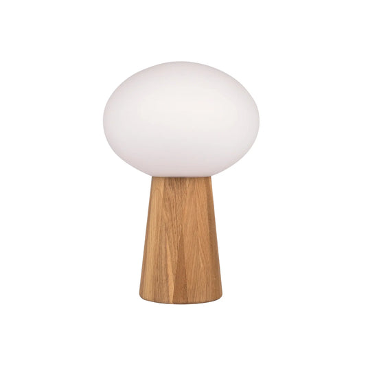 Markslöjd Pater Bordlampa 1 l, Ek/Vit