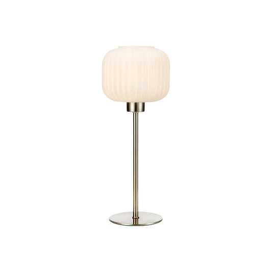 Markslöjd Sober Bordlampa Liten 1 l, Stål/Vit