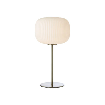 Markslöjd Sober Bordlampa 1 l, Vit/Satin Nickel