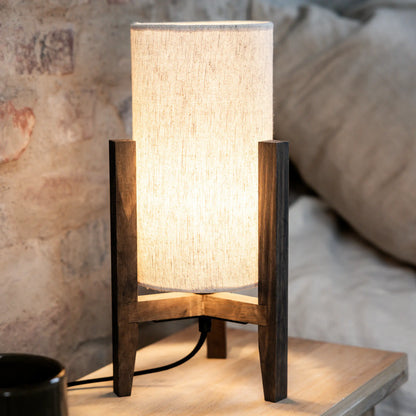 Markslöjd Eruca Bordlampa 1 l 34 cm, Betsad Brun/Beige