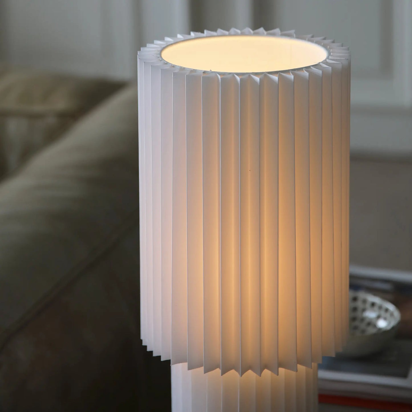 Markslöjd Catis Bordlampa 1 l 45 cm, Vit