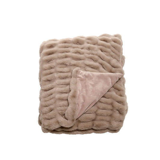 Mogihome, Fluffy Pläd, Beige