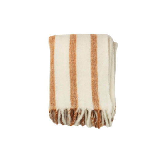 Mogihome, Morgan Duo Pläd, Creme/Kamel