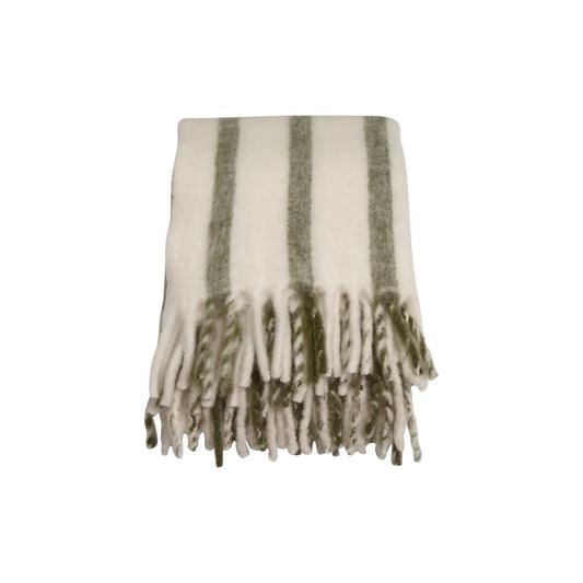 Mogihome, Morgan Pläd Duo, Creme/Grön