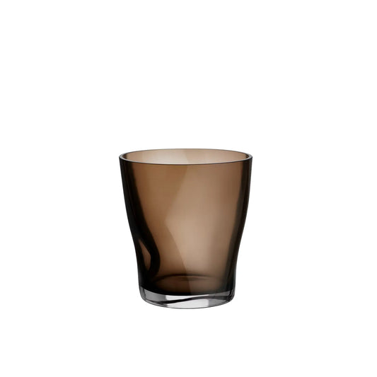 Orrefors, Squeeze Tulpanvas 18 cm, Rökbrun