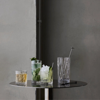 Orrefors, City Double Old Fashioned Glas 34cl 2-Pack, Klar/Vit