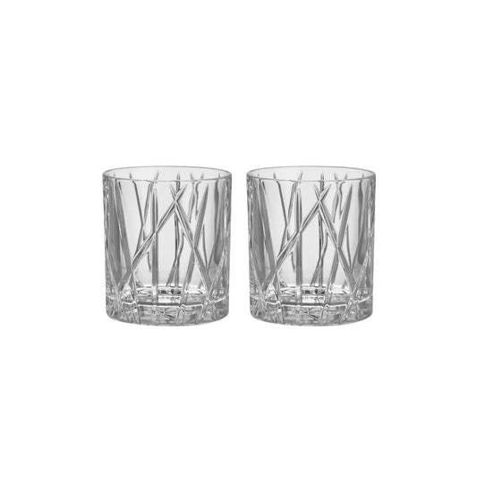 Orrefors, City Old Fashioned Glas 25 cl 2-Pack, Klar