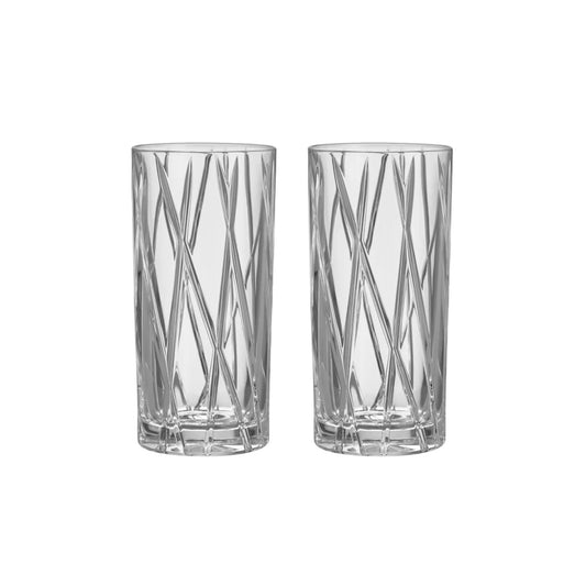 Orrefors, City Highball Glas 37 cl 2-Pack, Klar