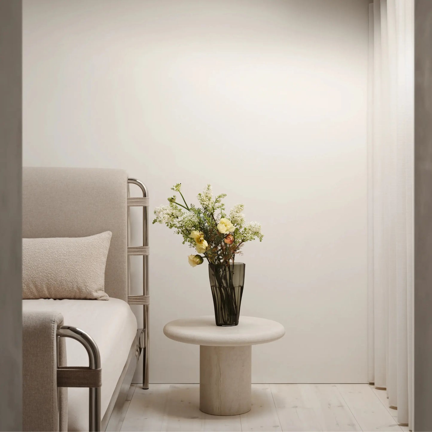 Orrefors, Reed Vas 30 cm, Mossgrön