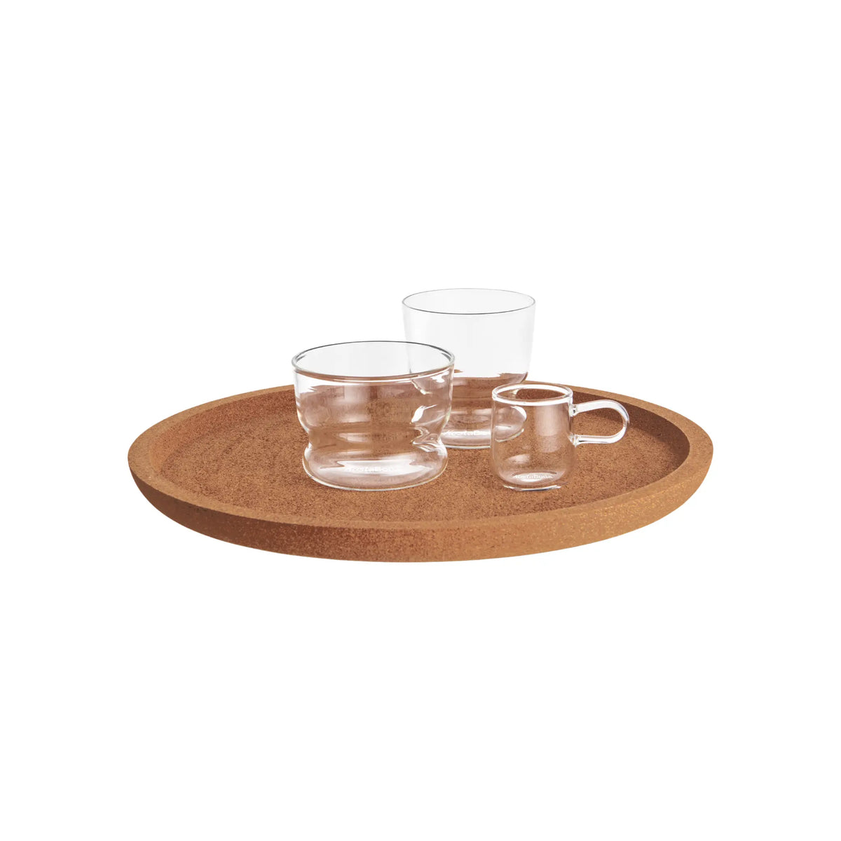 Kosta Boda, Viva Kork Bricka 30,5 cm, Brun-Silvra Home