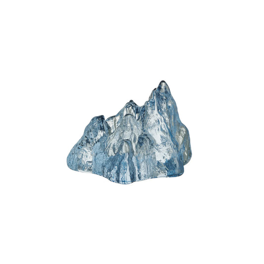 Kosta Boda, The Rock Ljuslykta 9,1 cm, Ice Blue