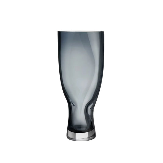 Orrefors, Squeeze Vas 34 cm, Blågrå