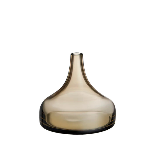 Orrefors, Midsummer Water Avens Minivas 8,2 cm, Brun