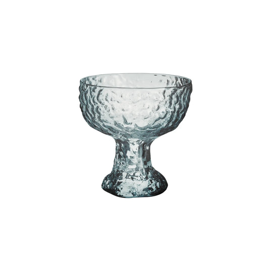 Kosta Boda, Moss Coupe Champagne Glas Circular 35 cl, Blå