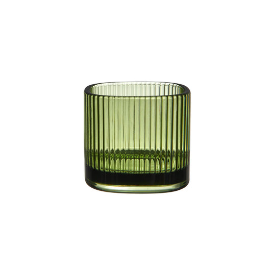 Orrefors, Magica Ljuslykta Super Circle 7 cm, Grön