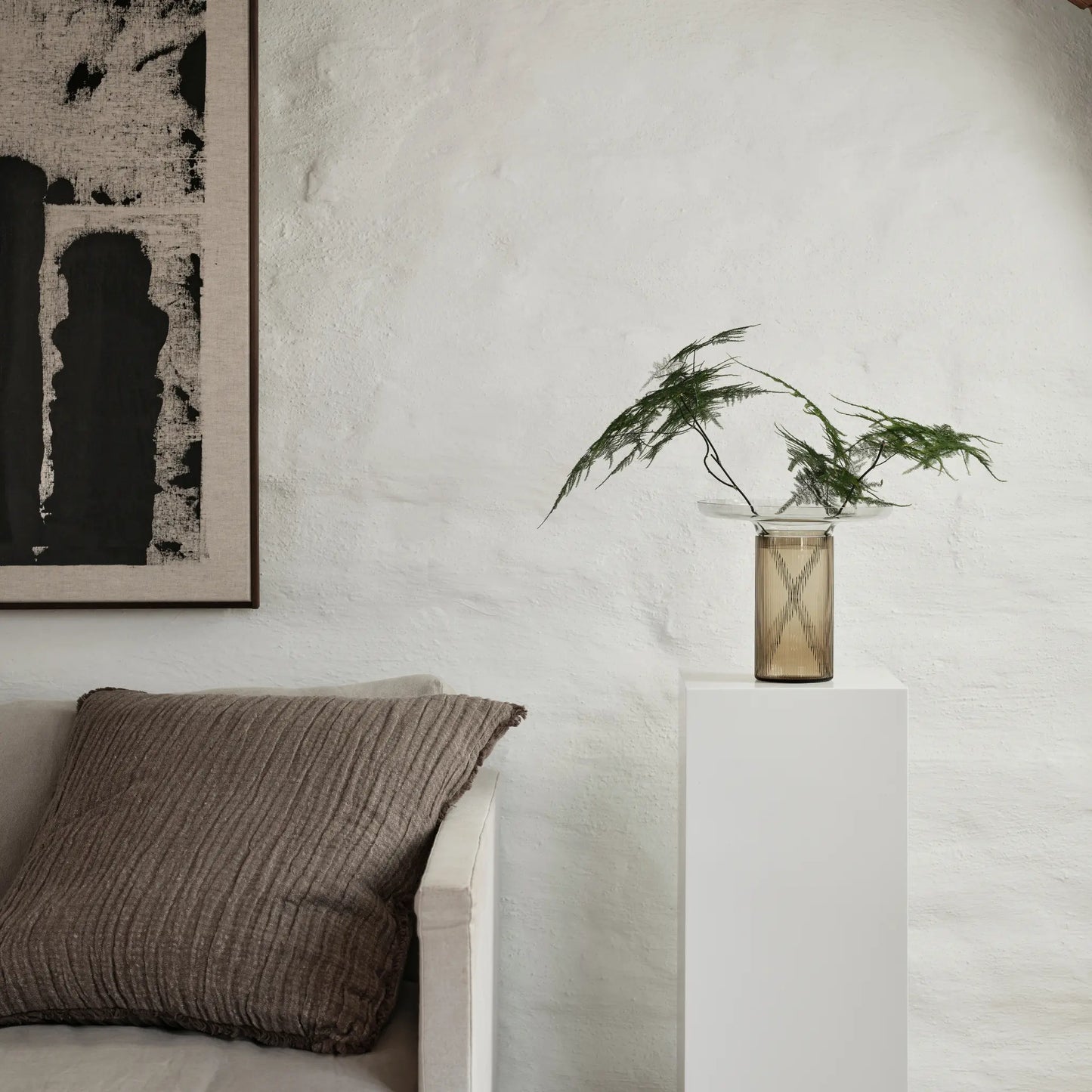 Orrefors, Ensemble Vas 22 cm, Brun/Grå