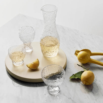 Kosta Boda, Moss Karaff 1,42 L, Blå-Silvra Home