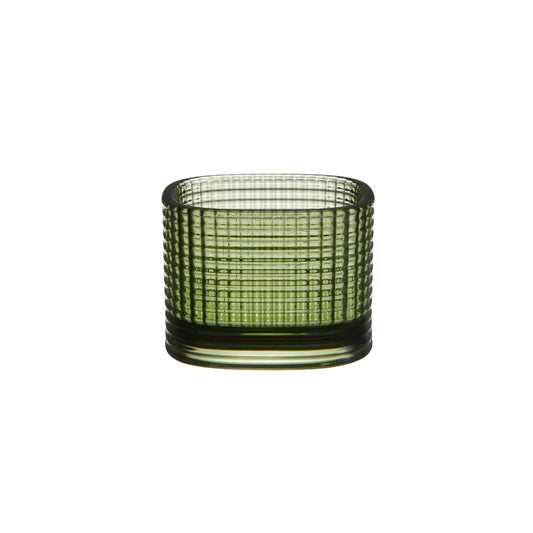 Orrefors, Magica Ljuslykta Super Circle 5 cm, Grön