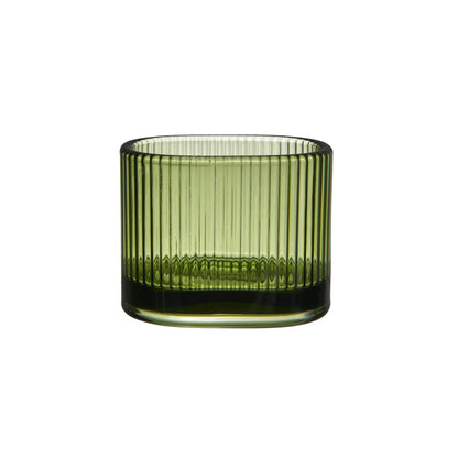 Orrefors, Magica Ljuslykta Super Ellipse 7 cm, Grön