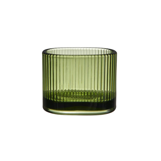 Orrefors, Magica Ljuslykta Super Ellipse 7 cm, Grön