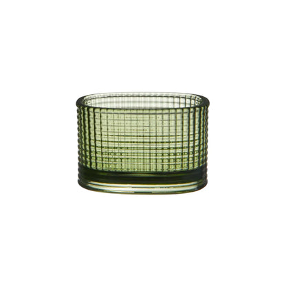 Orrefors, Magica Ljuslykta Super Ellipse 5 cm, Grön