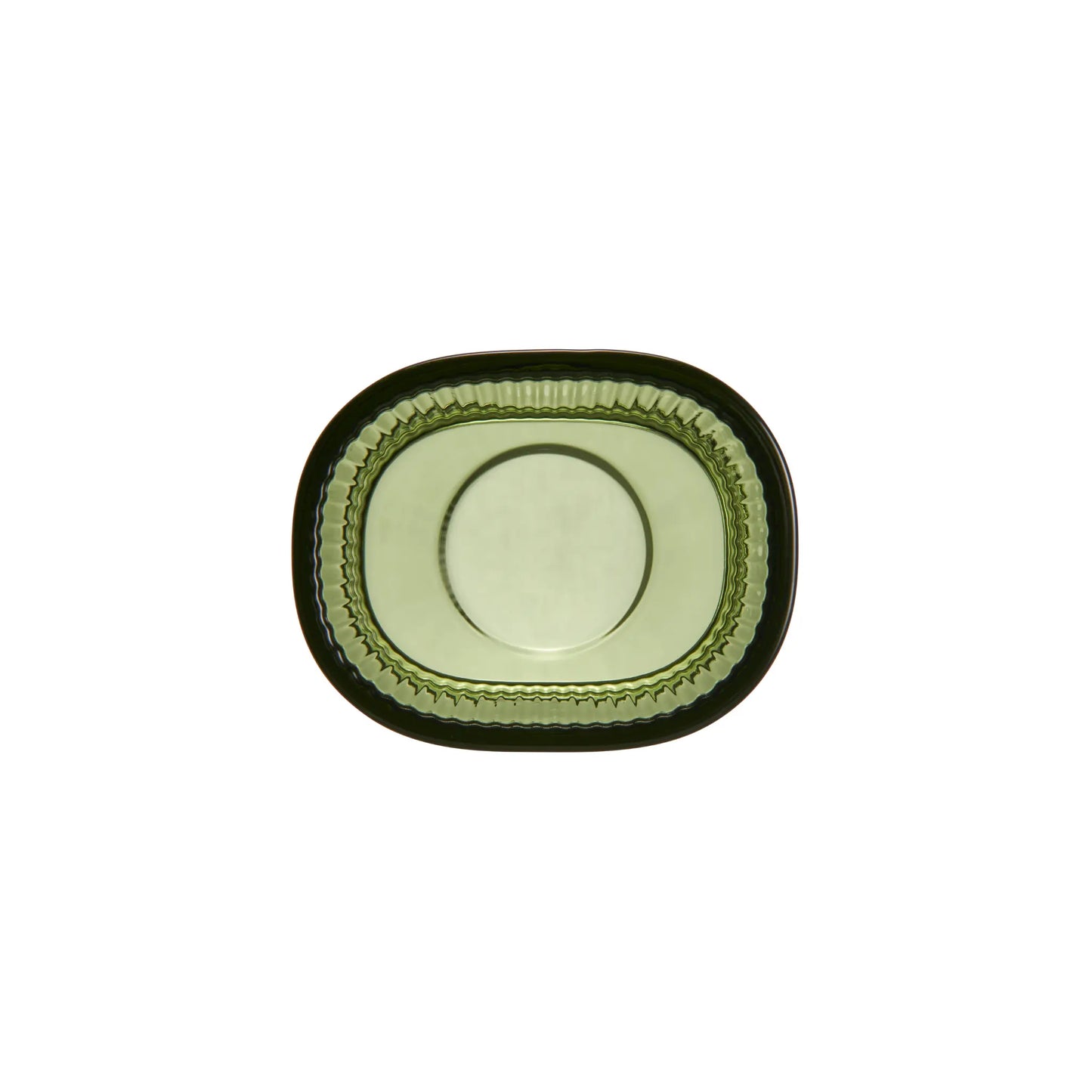 Orrefors, Magica Ljuslykta Super Ellipse 5 cm, Grön