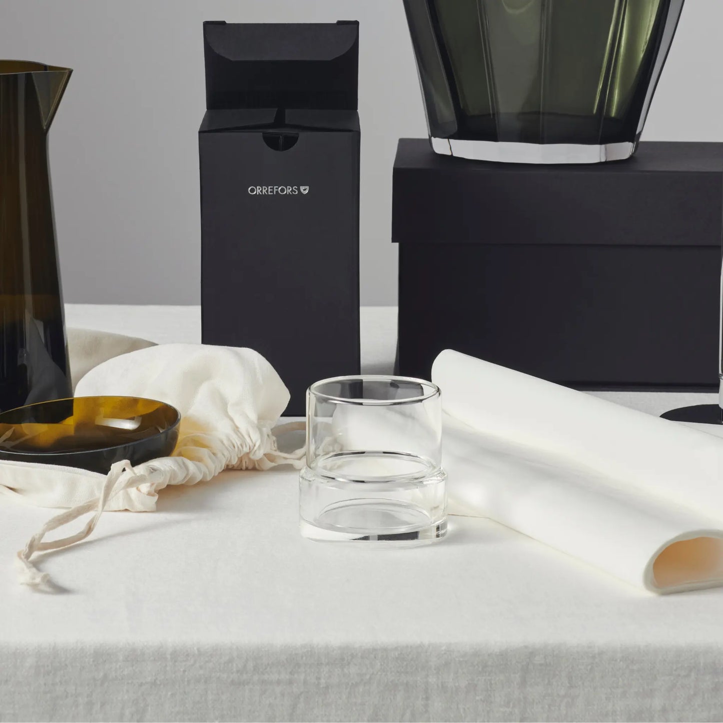 Orrefors, Tou Ljuslykta 8,4 cm, Klar