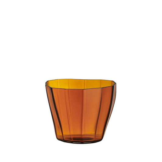 Orrefors, Reed Vas 17,5 cm, Bärnsten