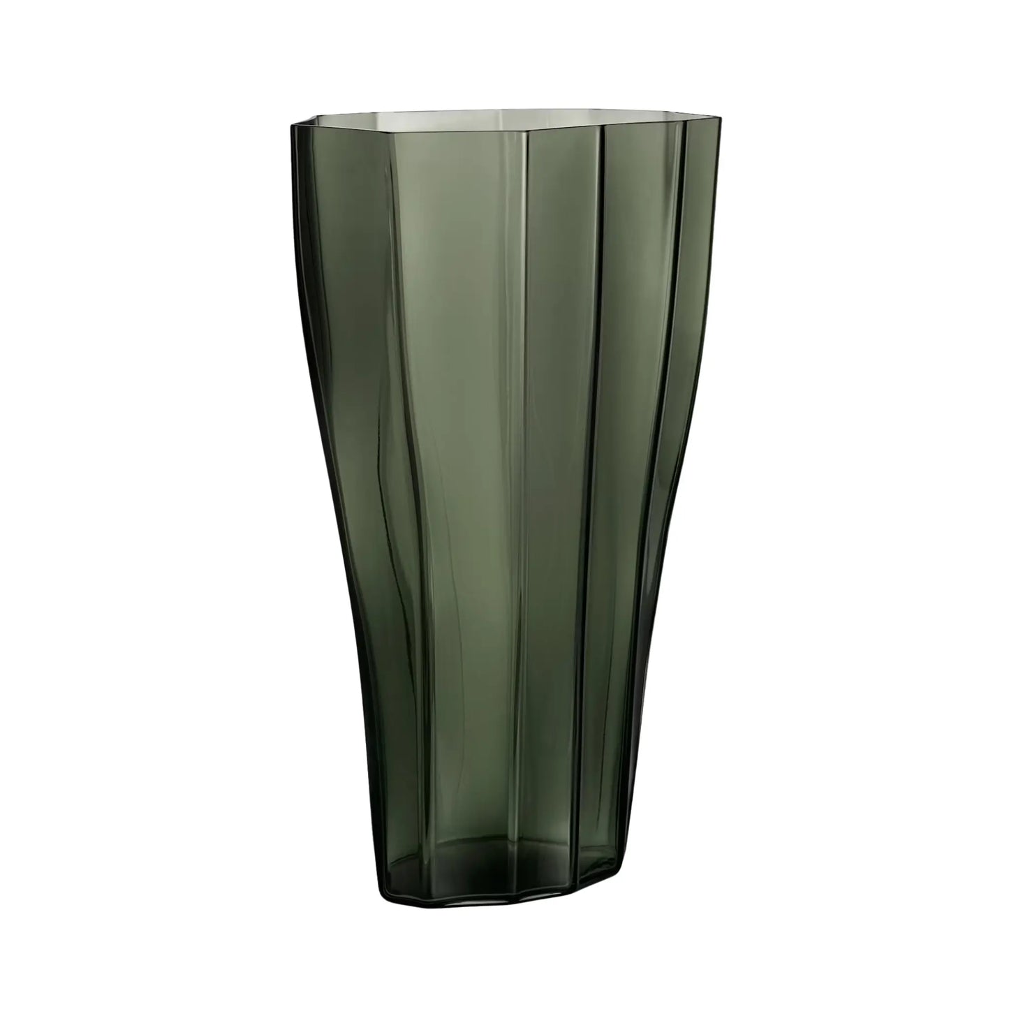 Orrefors, Reed Vas 50 cm, Mossgrön