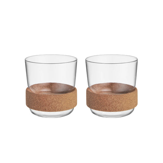 Kosta Boda, Viva Kopp Med Korkring 30 cl 2-pack, Klar