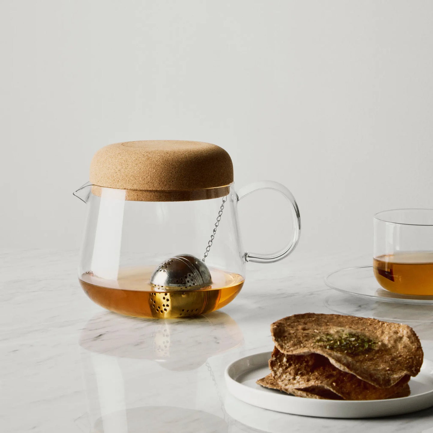 Kosta Boda, Viva Tekanna med korklock 1,2 L, Klar