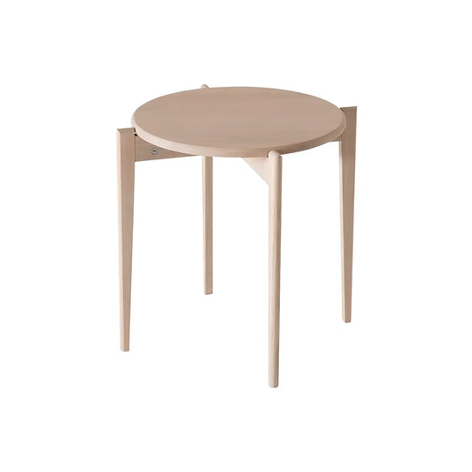 Oscarssons Möbel Tilia Soffbord Ø51x48 cm, Vitoljad Ek