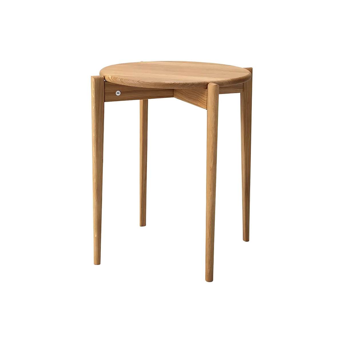 Oscarssons Möbel Tilia Fåtöljbord Ø51x55 cm, Oljad Ek
