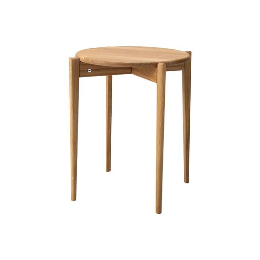 Oscarssons Möbel Tilia Fåtöljbord Ø51x55 cm, Oljad Ek
