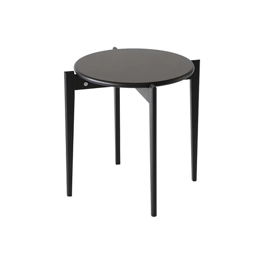 Oscarssons Möbel Tilia Soffbord Ø51x48 cm, Svartbetsad Ek